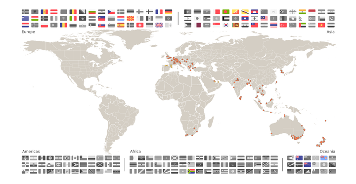 How to build a travel map in R